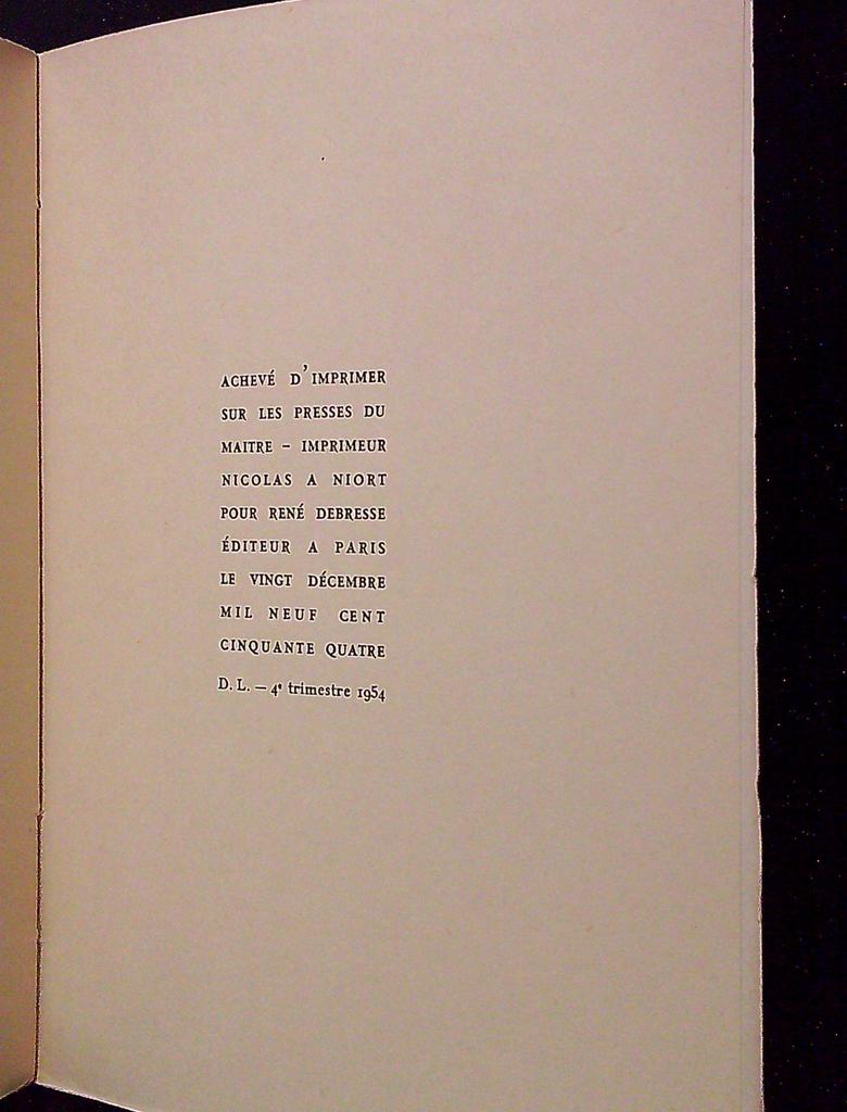 Livre Luc Bérimont – Debresse – Livre – Le Grand Viager 1954