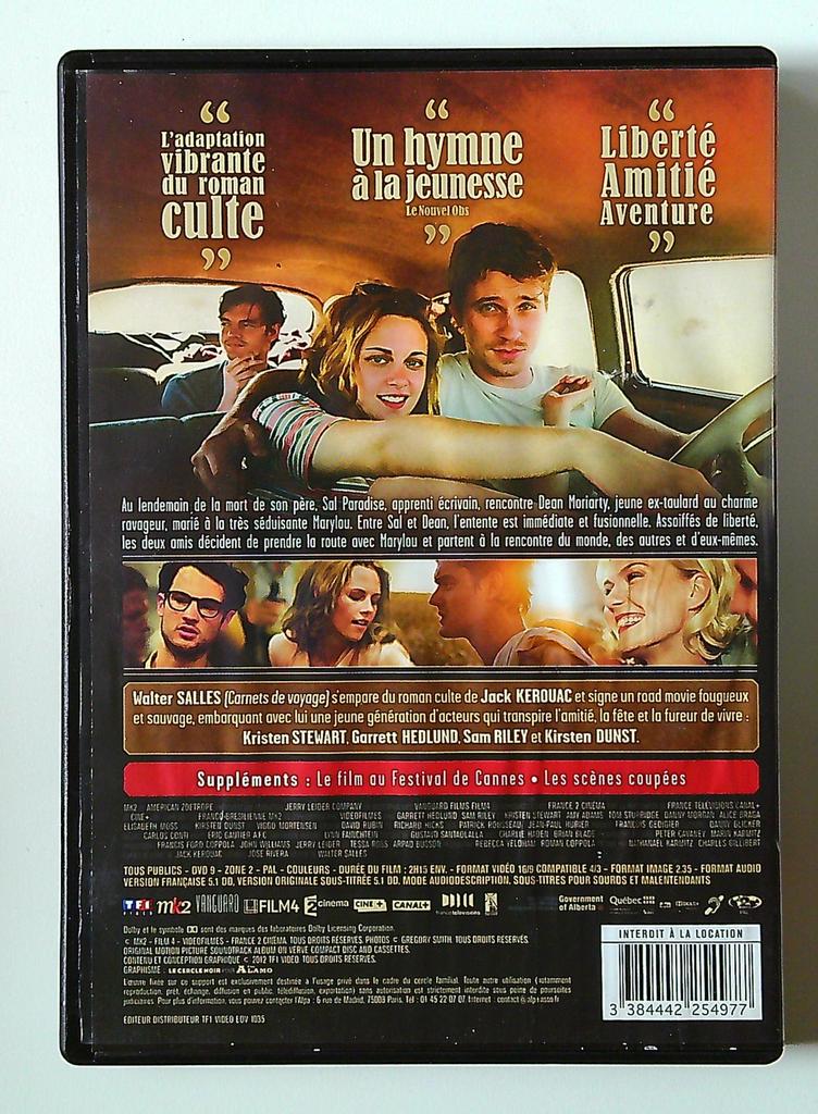 Dvd Sur la route walter Salles Kristen Stewart Mk2