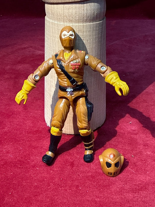 Figurine vintage Worms V1 cobra Maggot Driver Gi Joe Hasbro 1987