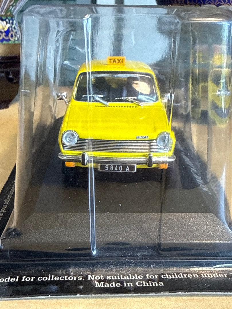 Voiture – Simca 1100 Altaya – Jouet – Taxi jaune Tahiti