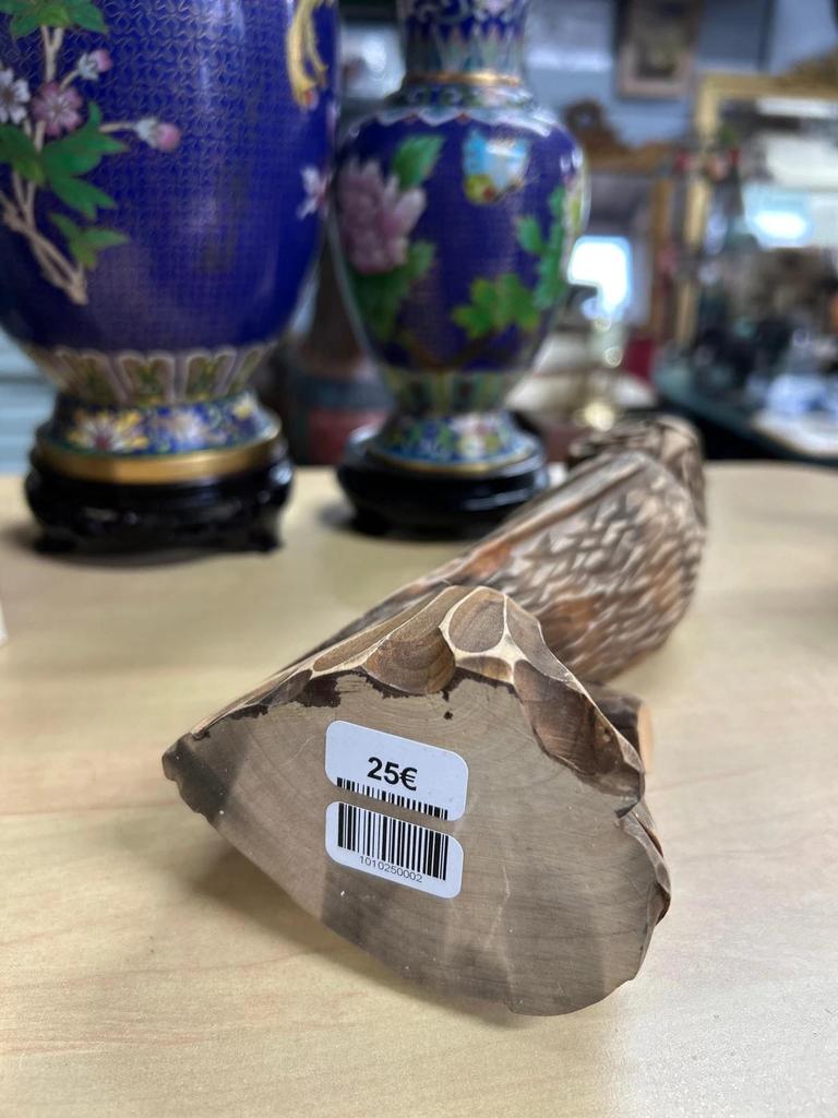 Statuette Bois Chouette / Hibou