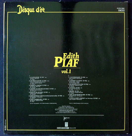 Vinyle Edith Piaf - Disque d'or Vol. 1