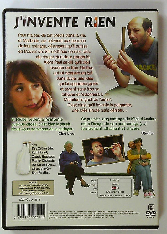 Dvd J'invente rien avec Kad Merad et Elsa Zylberstein