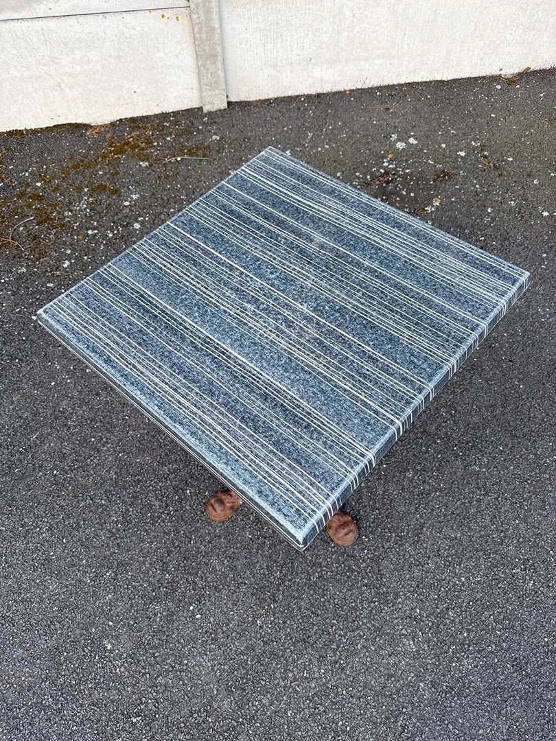 Table de bistrot – Vintage – Mobilier – Piétement en fonte