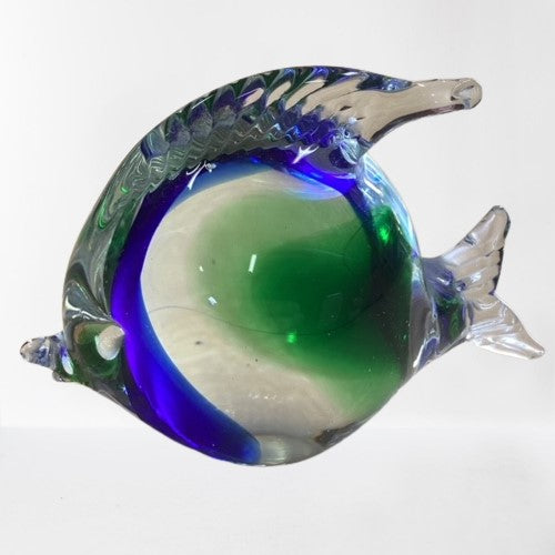 Statuette, Poisson en verre de Murano