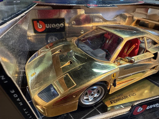ferrari F40 1987 Cod. 3401 Gold Collection Burago 1/18