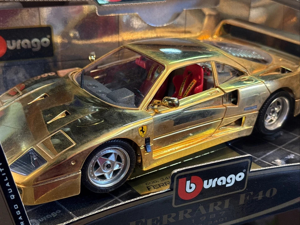 ferrari F40 1987 Cod. 3401 Gold Collection Burago 1/18