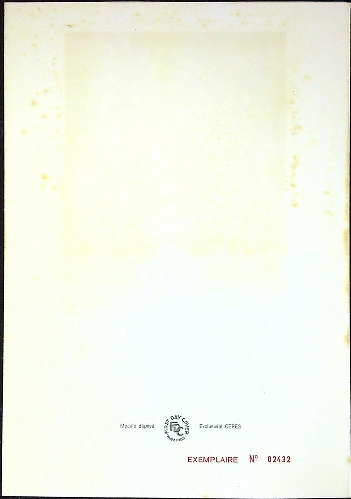 Fragonard Enveloppe Dépliant Timbre 1er jour Encart Fdc Yvert et Tellier