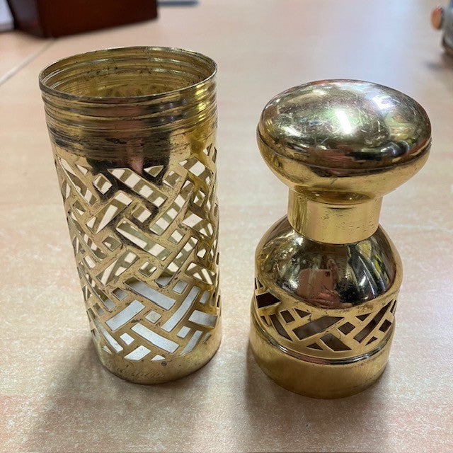 Etui Doré Pour Flacon Guerlain Sans Flacon Parfum