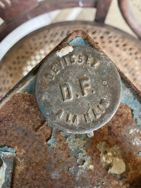 Ancien Bidon D'Essence Carburant Automobiline Desmarais Freres
