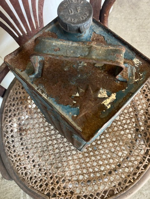 Ancien Bidon D'Essence Carburant Automobiline Desmarais Freres