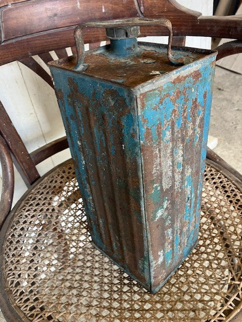 Ancien Bidon D'Essence Carburant Automobiline Desmarais Freres