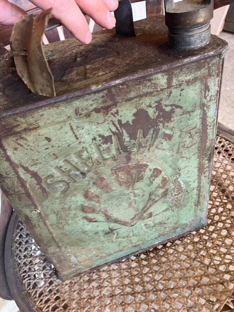 Ancien Bidon D'Essence Shell Mex BP Ltd, WW2 Valor 9 1939