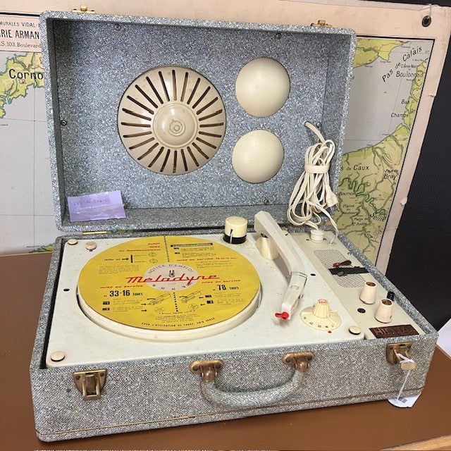 Valise Tourne Disque, Electrophone, Hifivox, Production Barbier