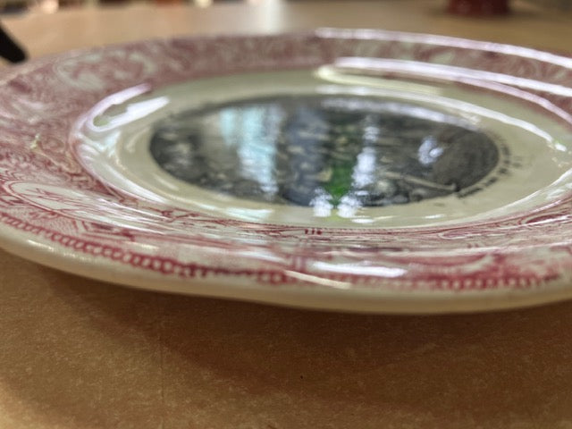 Assiette Histoire de Jeanne D'ARC N°5 Porcelaine Gien