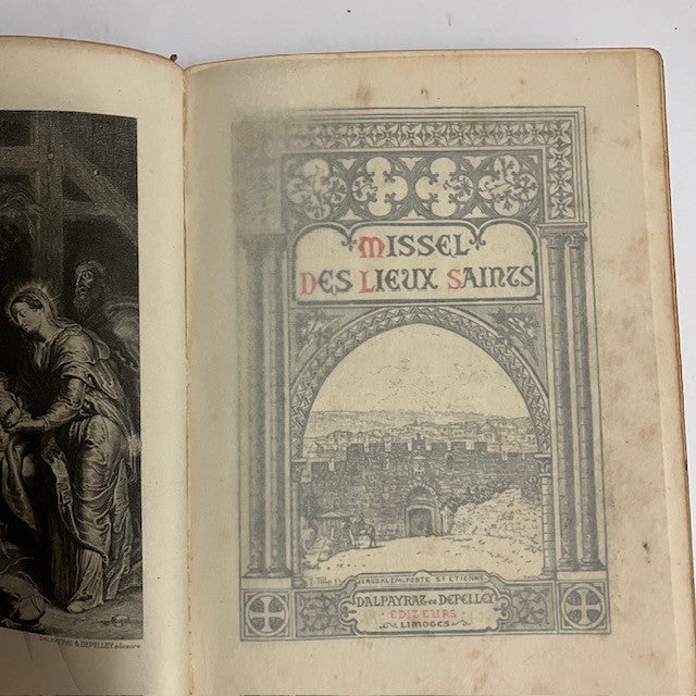 Livre Ancien Missel Des Lieux Saints N°24