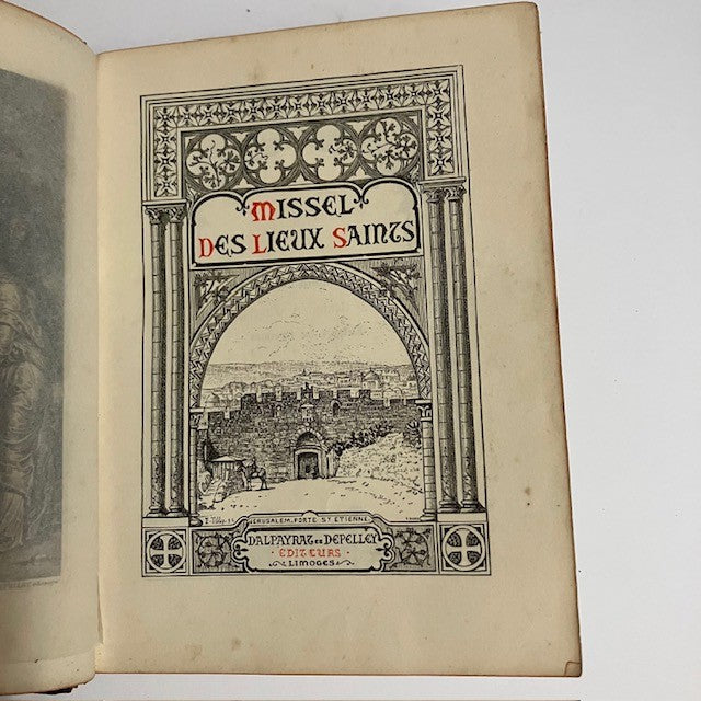 Livre Ancien Missel Des Lieux Saints N°24