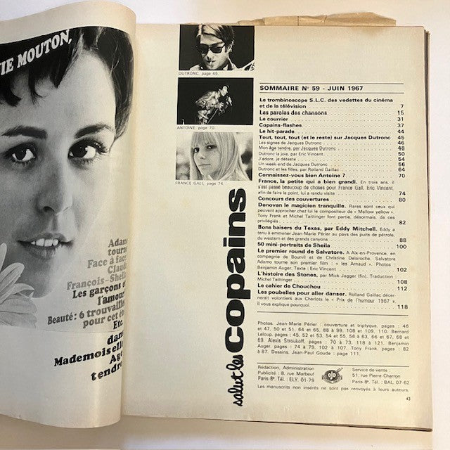 Magazine Salut Les Copains Numéro 59