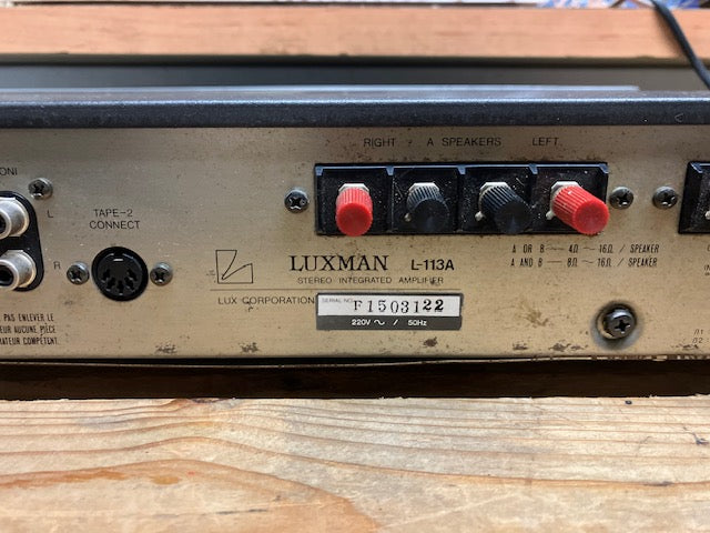Amplificateur HI-FI Luxman L-113A