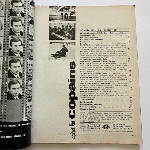 Magazine Salut Les Copains Numéro 56