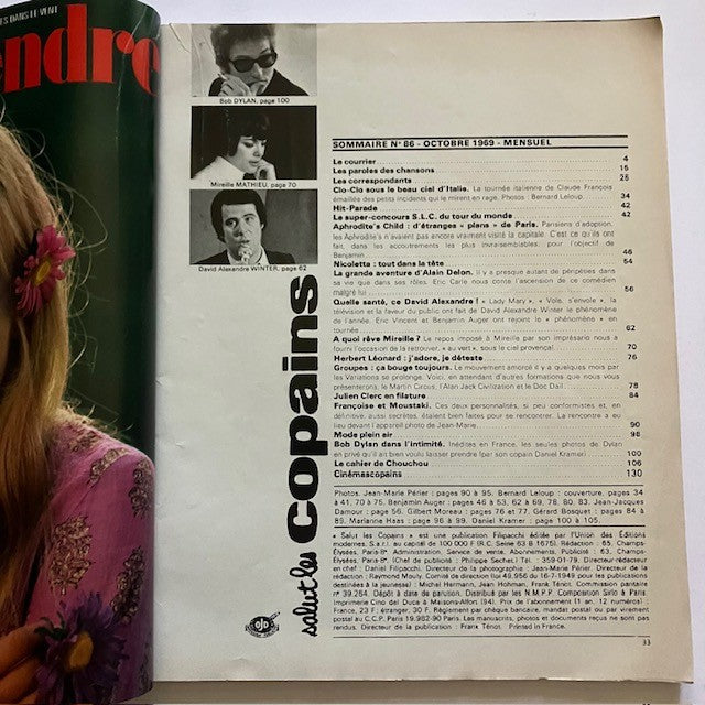 Magazine Salut Les Copains Numéro 86