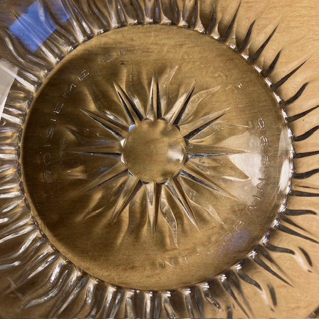 Cendrier En Verre Troisième Centenaire De Saint Gobain, 1665-1965