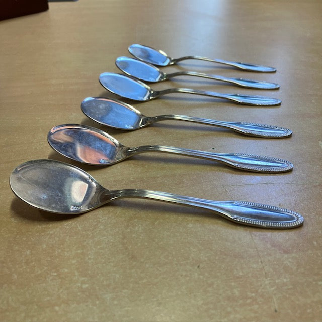 Ensemble De 6 Petites Cuillères Spatules Jean Couzon