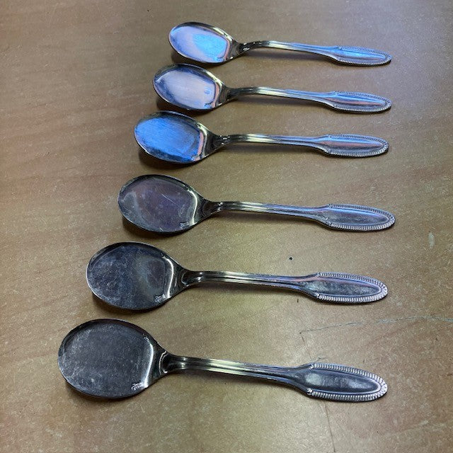 Ensemble De 6 Petites Cuillères Spatules Jean Couzon