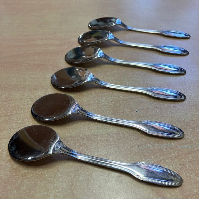 Ensemble De 6 Petites Cuillères Spatules Jean Couzon