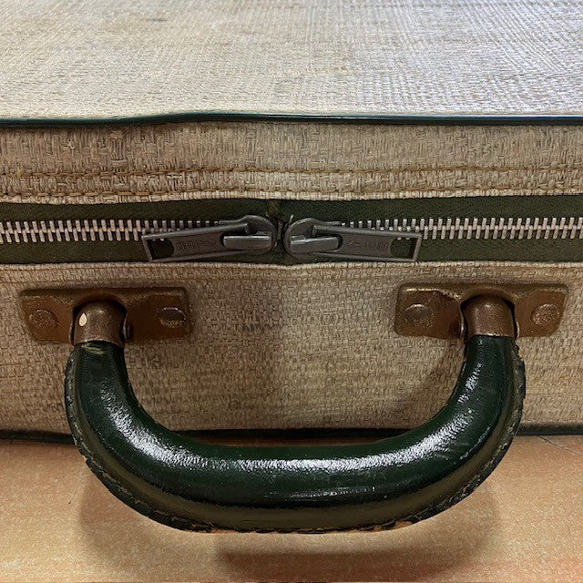 Valise TAI Vintage La Route De Tahiti, Compagnie Aérienne, Année 60