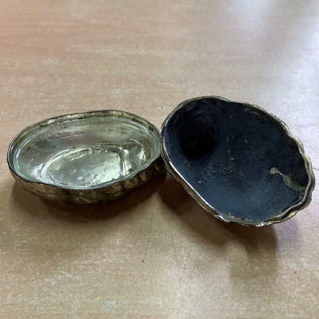 Ensemble De Pot A Moutarde, Salière Et Poivrière, En Forme De Caille, Métal Argenté