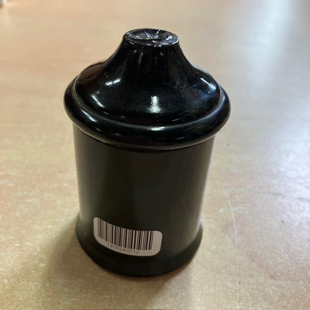 Petit Pot D'Apothicaire En Opaline Noir " Sévinol Repetabs "