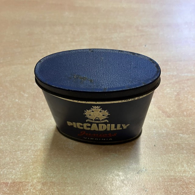 Ancienne Boite Vide Métal 30 Cigarettes, Piccadilly Juniors Virginia WW2
