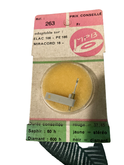 Saphir ELAC 106- PE 186 Miracord 16