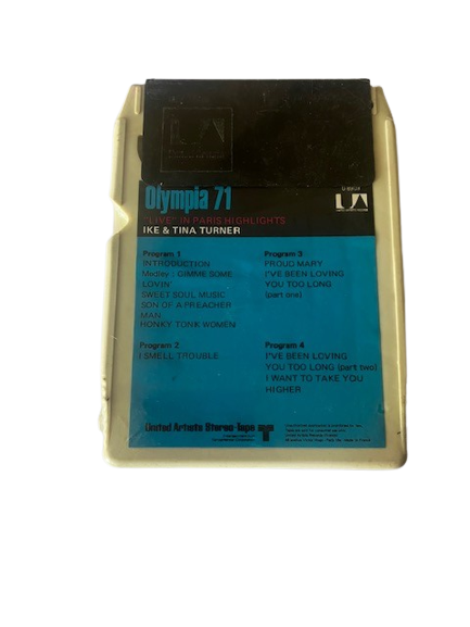 8-Track Cartridges / Cassette 8 Pistes - Ike & Tina Turner – Olympia 71 (Live In Paris Highlights)