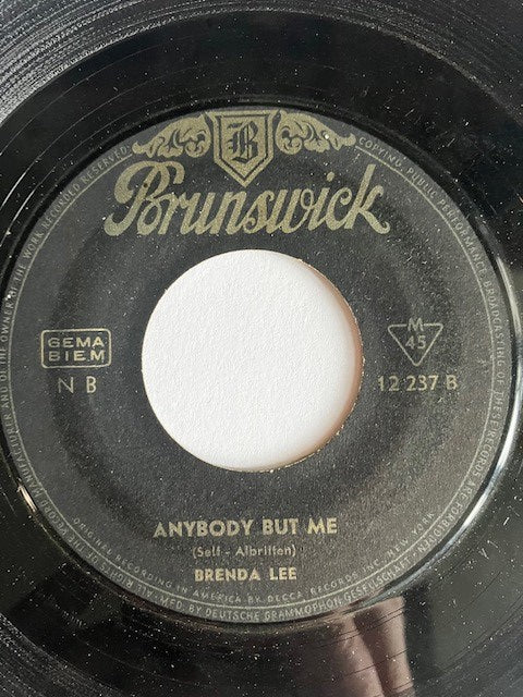 SP Brenda Lee – Fool N°1 / Anybody But Me