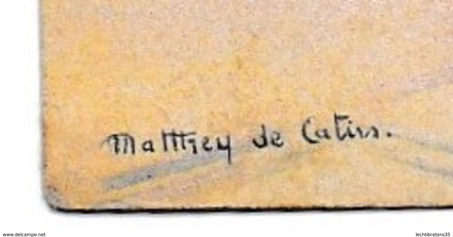 Carte postale - Pour étude Jéhovah Léquime soit l’éternel mon rocher psaume 144 1 texte Jéhovah bible Matthey De Catin
