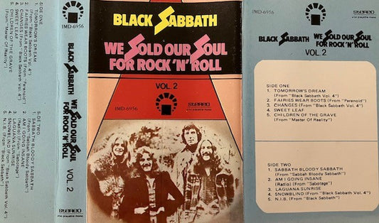 Cassette Audio Black Sabbath We Sold Our Soul For Rock’N’Roll