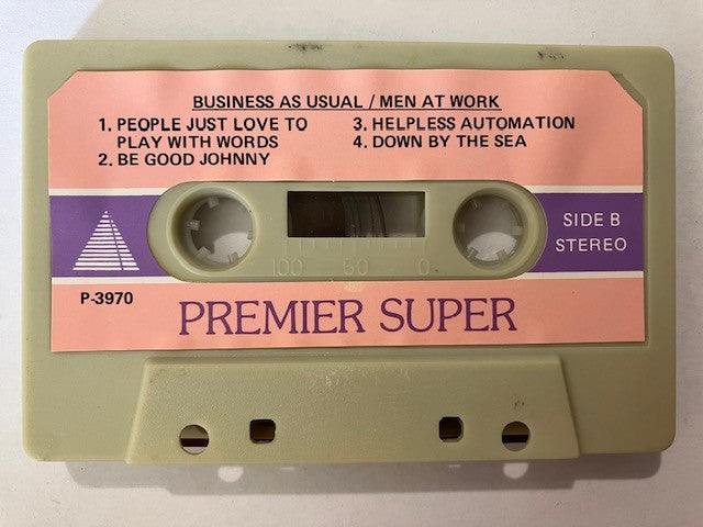 Cassette Audio Men At Work Business As Usual