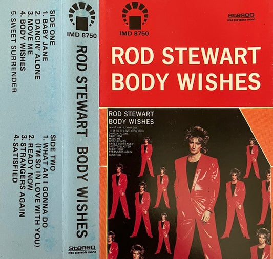 Cassette Audio Rod Stewart Body Wishes