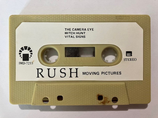 Cassette Audio Rush Moving Pictures