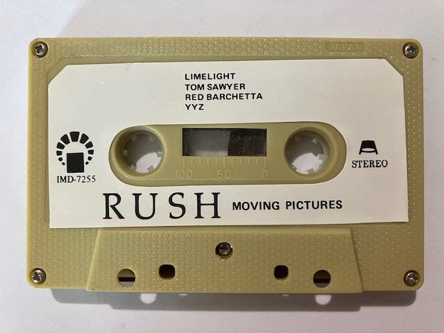 Cassette Audio Rush Moving Pictures