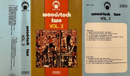Cassette Audio Woodstock Two Vol 2 Japan