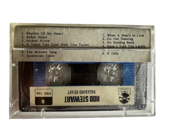 Cassette Audio Rod Stewart Vagabond Heart  Japan