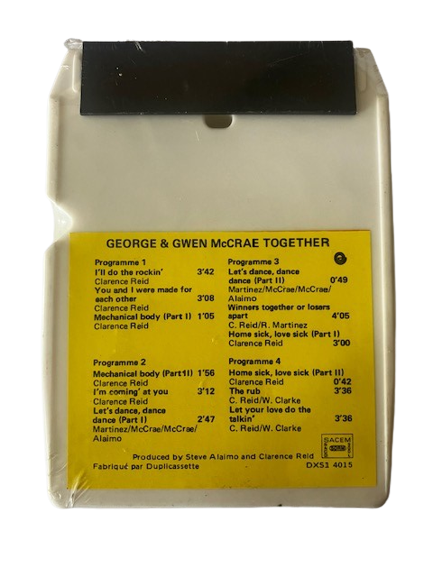 Track Cartridges / Cassette 8 Pistes - George & Gwen Mc Crae Together DXS1 4015