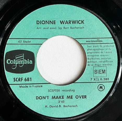 SP Dionne Warwick – Don't Make Me Over