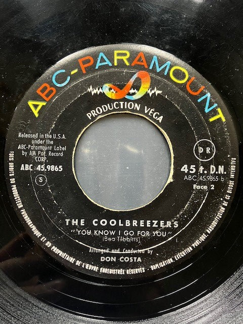 SP The Coolbreezers – My Brother / You Know I Go For You