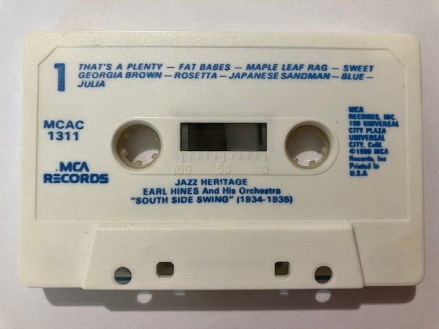 Cassette Audio Earl Hines And His Orchestra « South Side Swing « (1934-1935)