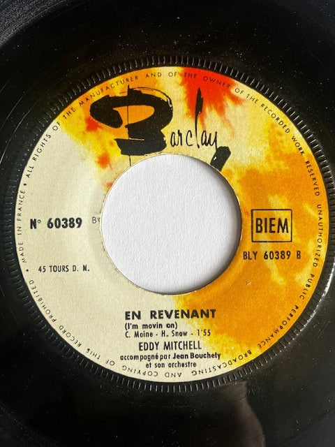 SP Eddy Mitchell La Longue Marche - En Revenant