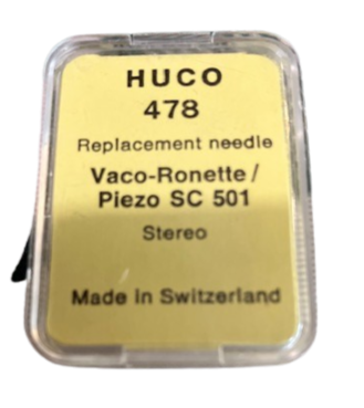 Saphir Huco 478 replacement needle vaco-ronette / piezo sc 501 stereo